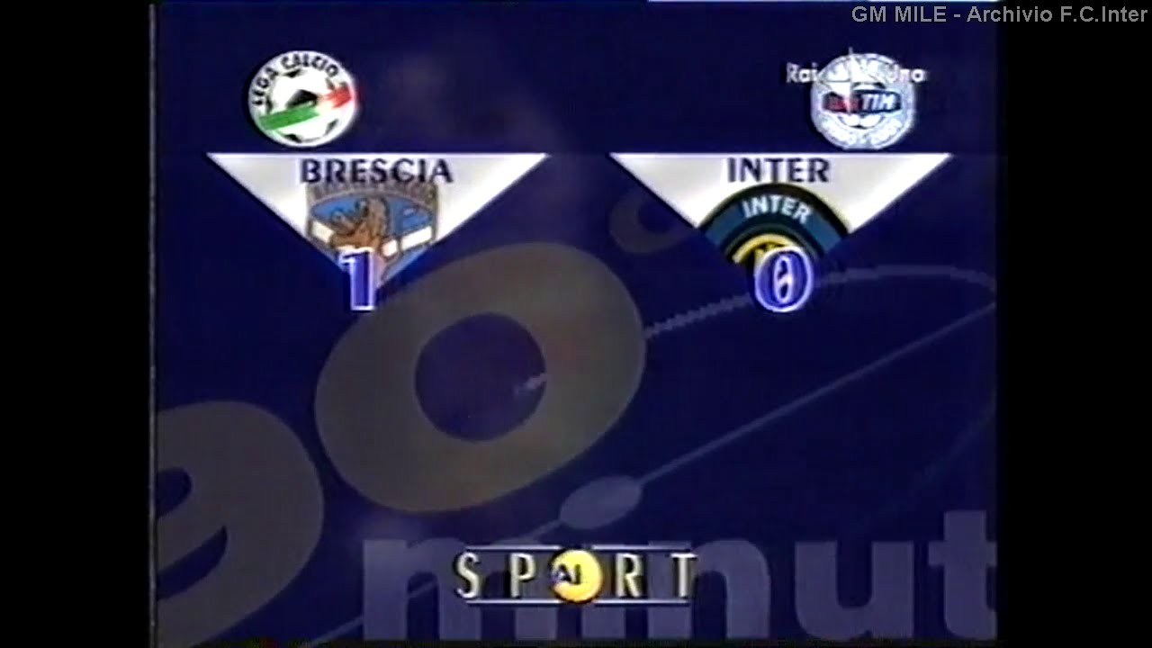 2000-01 (28^ - 29-04-2001) Brescia-INTER 1-0 [R.Baggio(R)] Servizio 90°Minuto Rai1