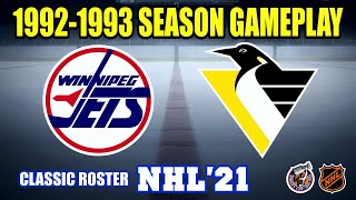 NHL® 21 | 1992-93 Winnipeg Jets vs Pittsburgh Penguins