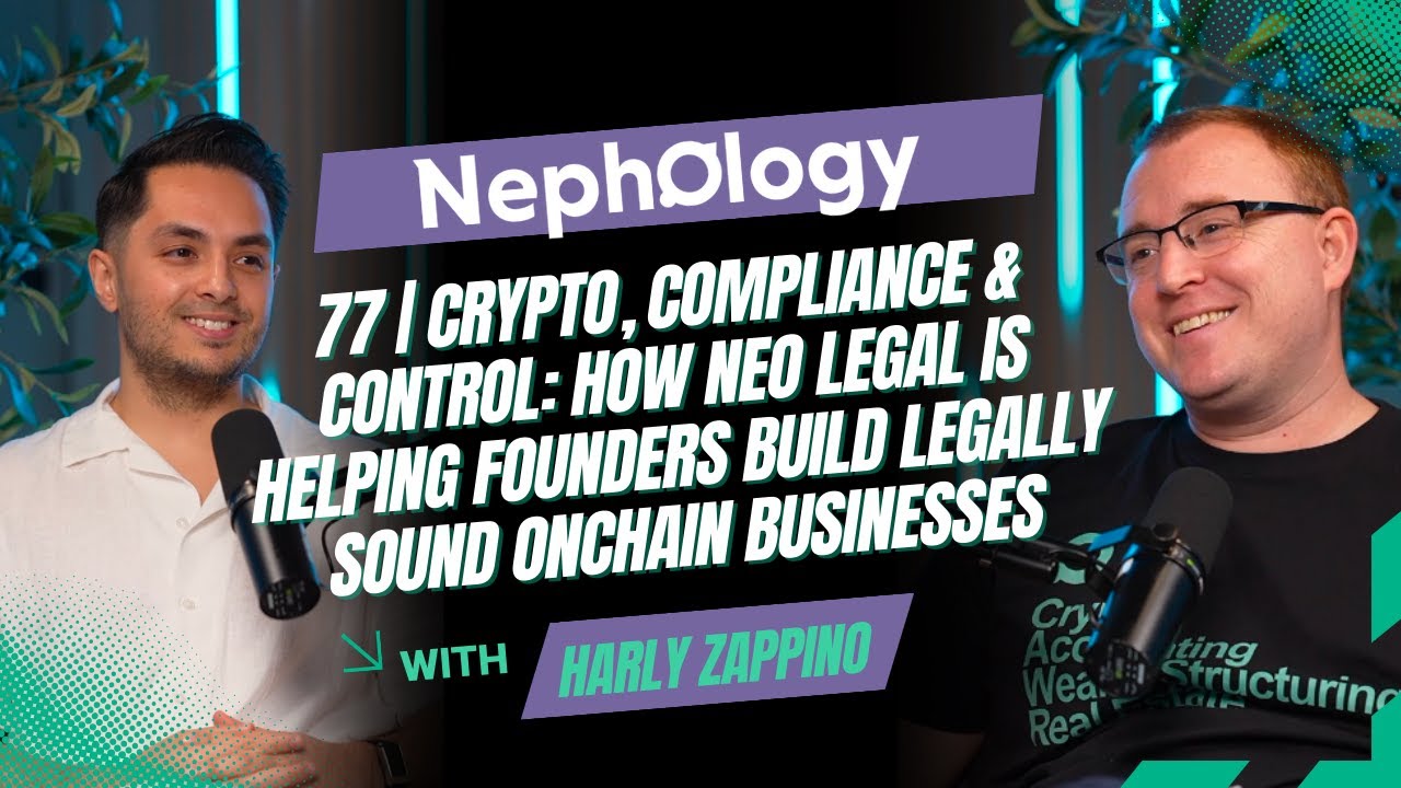 77 | Crypto, Compliance & Control: Helping Founders Build Legally Sound  Onchain Businesses