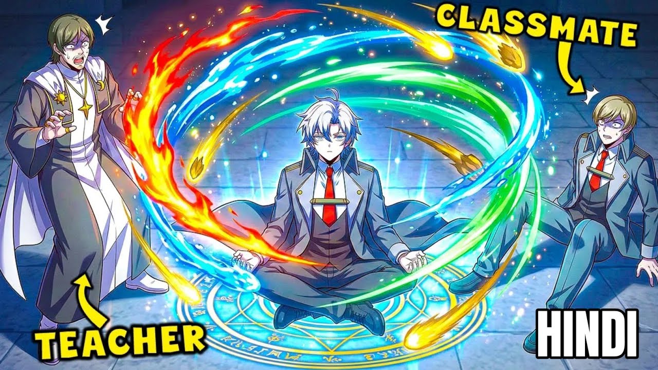 When A Commoner Awakens Four Elemental While The Nobles Only Has One! - Manhwa Recap in Hindi 