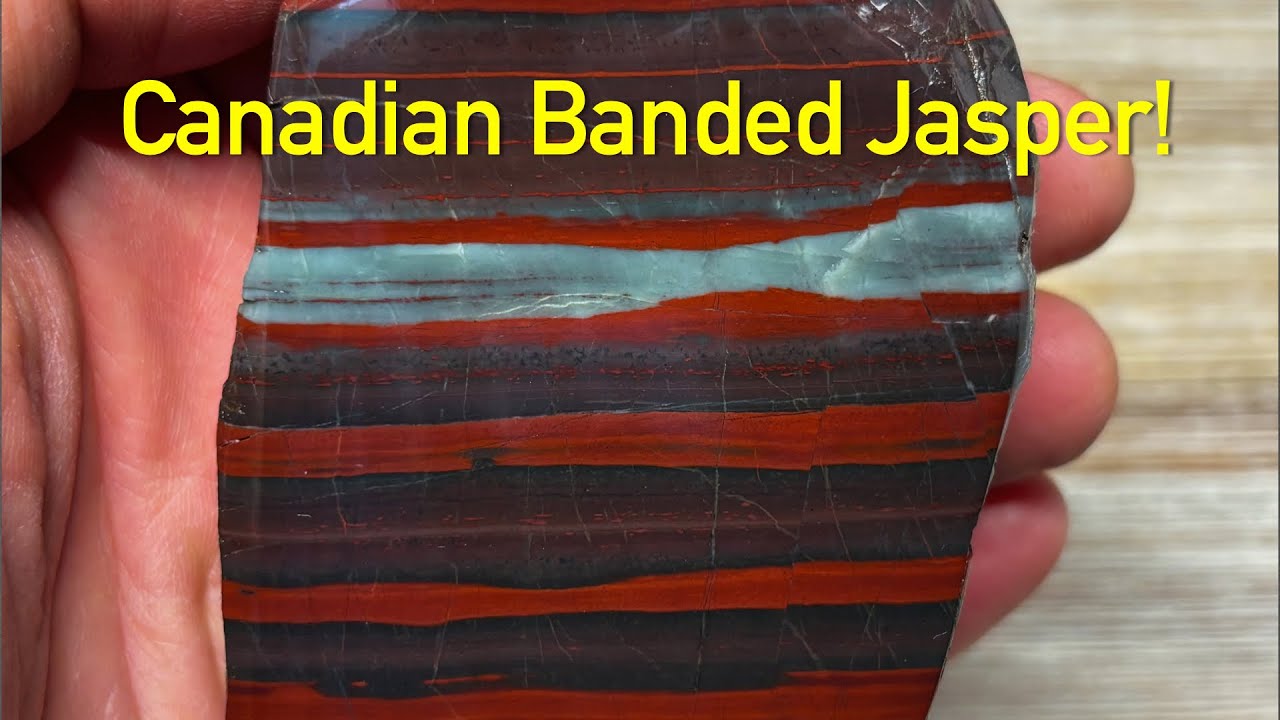 Banded Jasper from Vancouver Island Canada