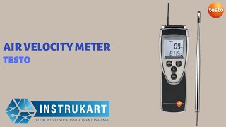 Testo 425 Air Velocity Meter Expandable Thermal Flow Probe Air Flow Velocity Range 0 To 20 Ms