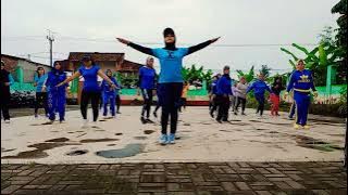 Via Vallen Dj Aku Loro Ati || senam aerobic ||pemanasan