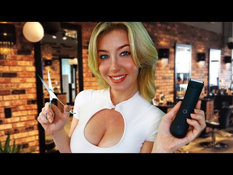 ASMR THE CHEEKY HAIRCUT ✂️ Hairdresser Salon Roleplay