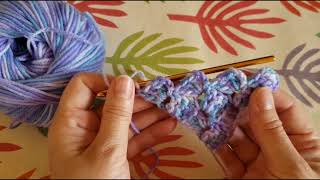 【趣味の時間】ダイアゴナルステッチで三角ショールを編み始めました。