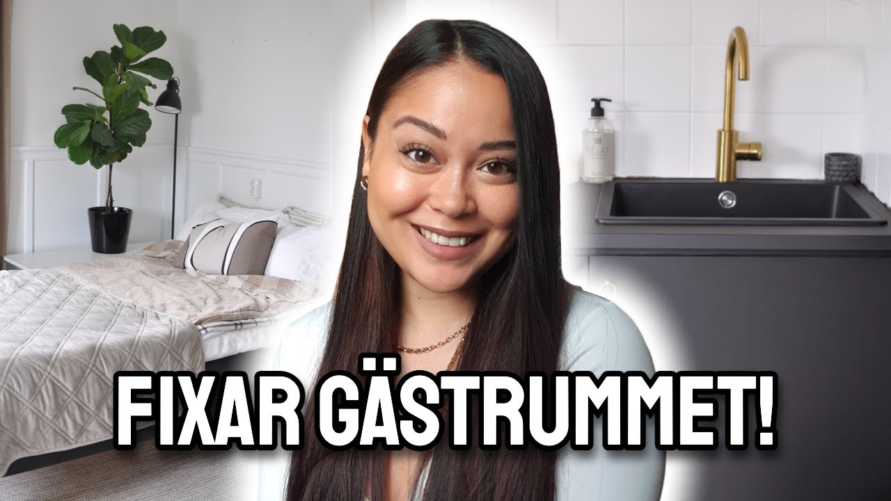 STÄDAR & ORGANISERAR GÄSTRUMMET!