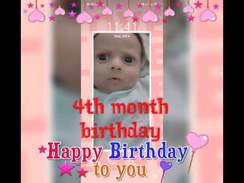 Happy 4th month birthday to my bhatiji 🥰🥰