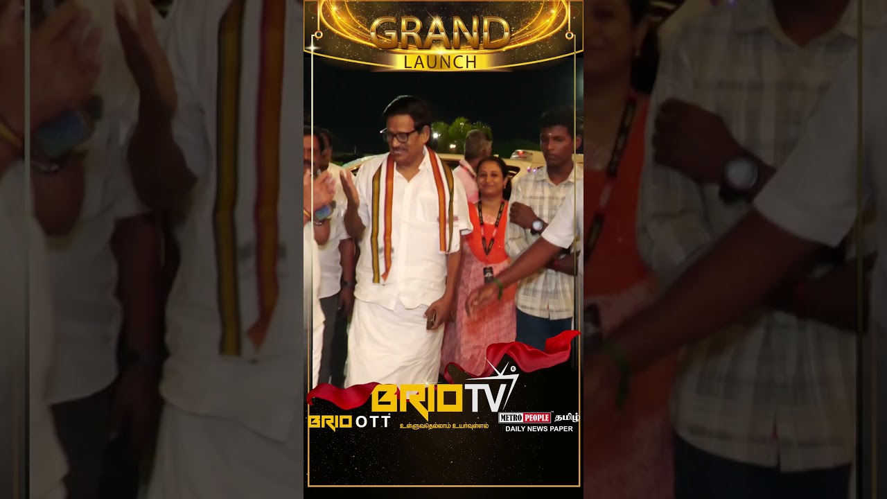 Brio TV Launch-க்கு வருகை தந்து வாழ்த்திய K.S.Alagiri💖 