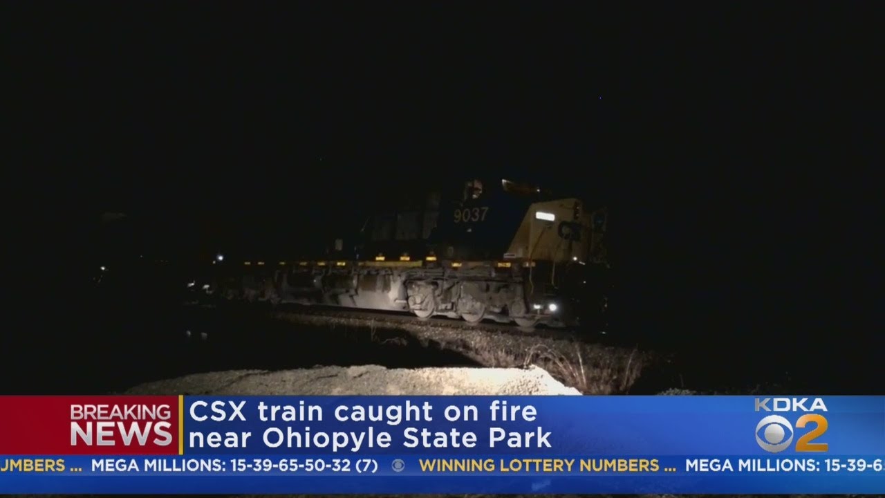 Train Catches Fire In Ohiopyle
