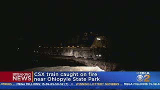 Train Catches Fire In Ohiopyle