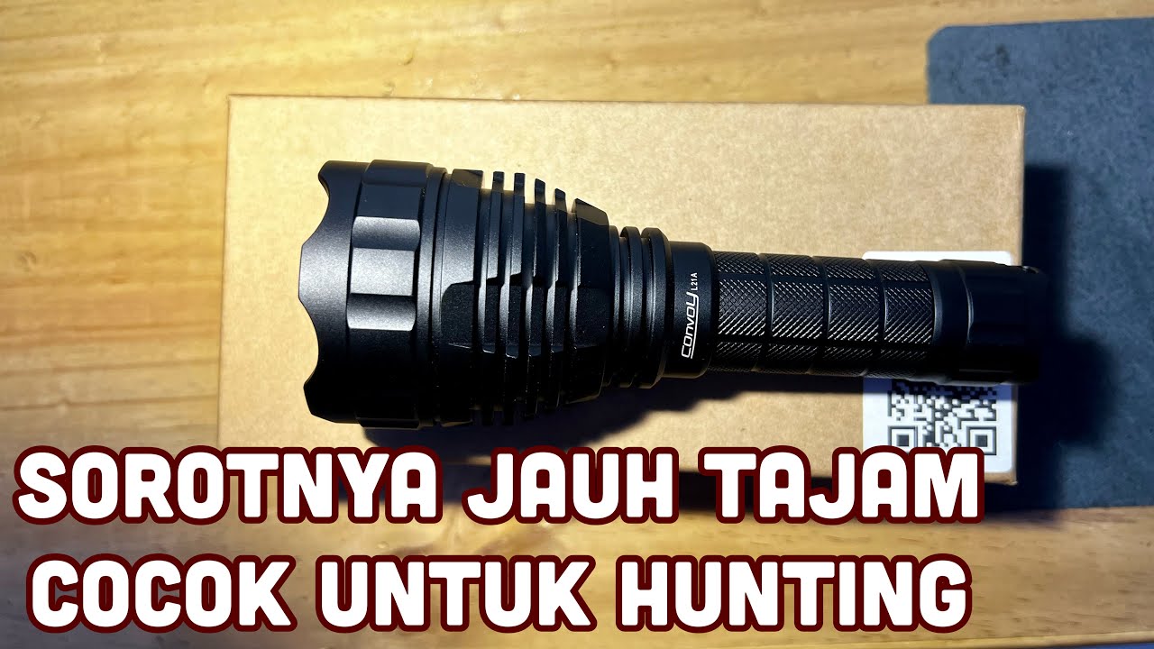 Convoy L21A SFT40 driver 8A senter pelempar cahaya super terang