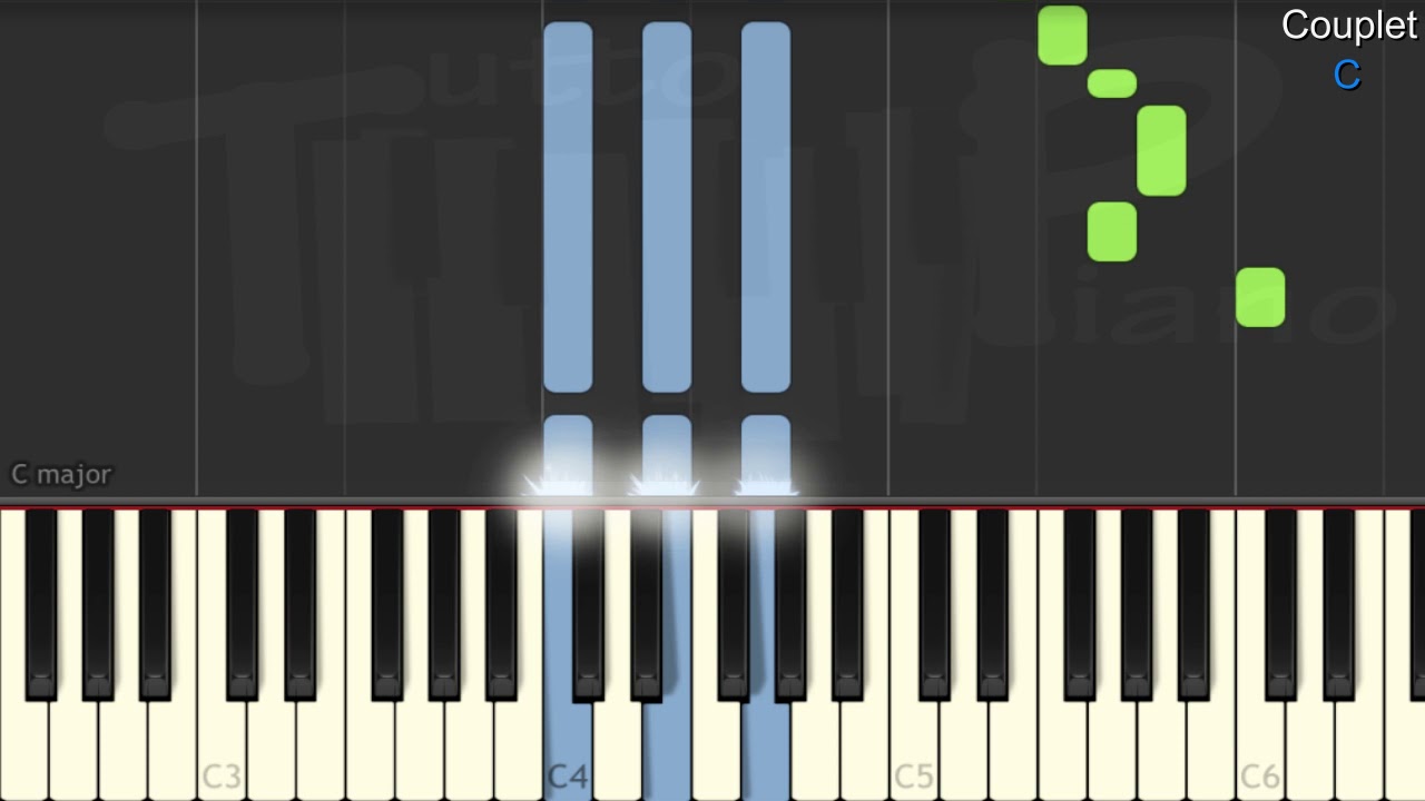 Edith Piaf - Non, je ne regrette rien (Piano facile)