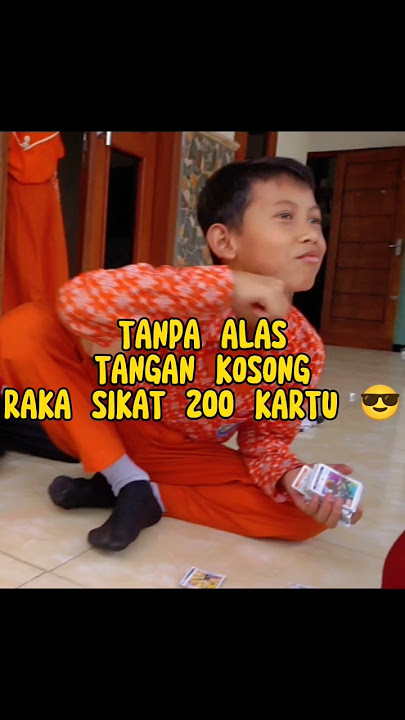 TANPA ALAS DONG, RAKA GITU LOOO 😎 Sikatttttt 💥 #kartumainan #permainananak #tepukkartu