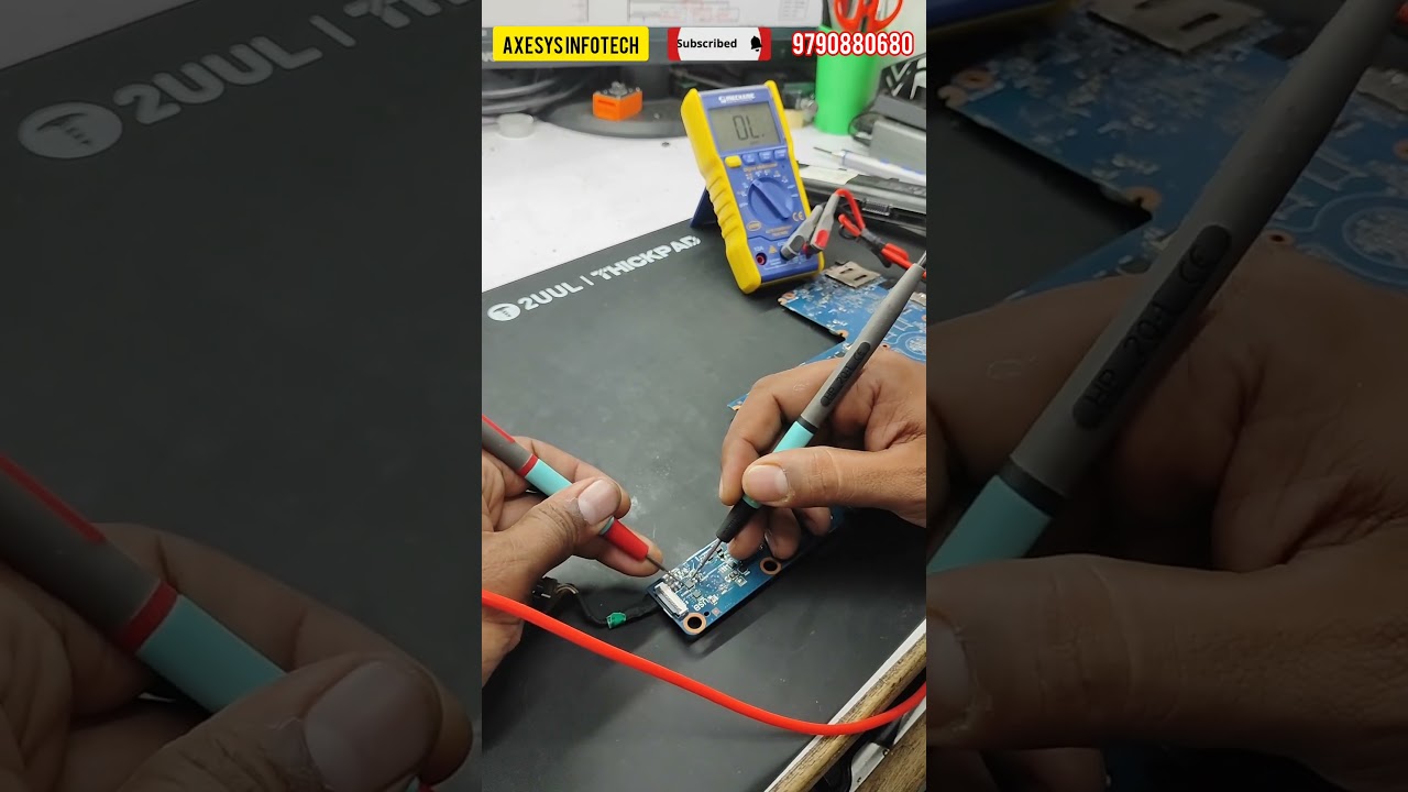 HP 240 Government laptop. No power ON. Short competent found and solved...