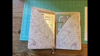This is a DIY video showing how to make a double pocket folder inse...
