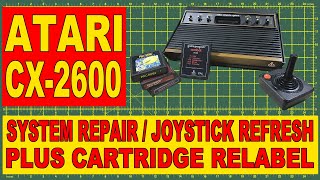Atari CX-2600 system repair/refresh Net Worth