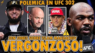 JON JONES SE BURLA! de ISLAM MAKHACHEV tras UFC 302 | DANA WHITE SOBRE POLÉMICA en UFC 302 con JUEZ