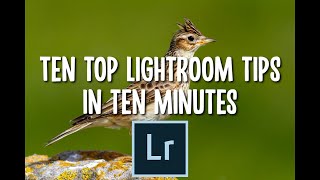 Ten top lightroom tips in ten minutes