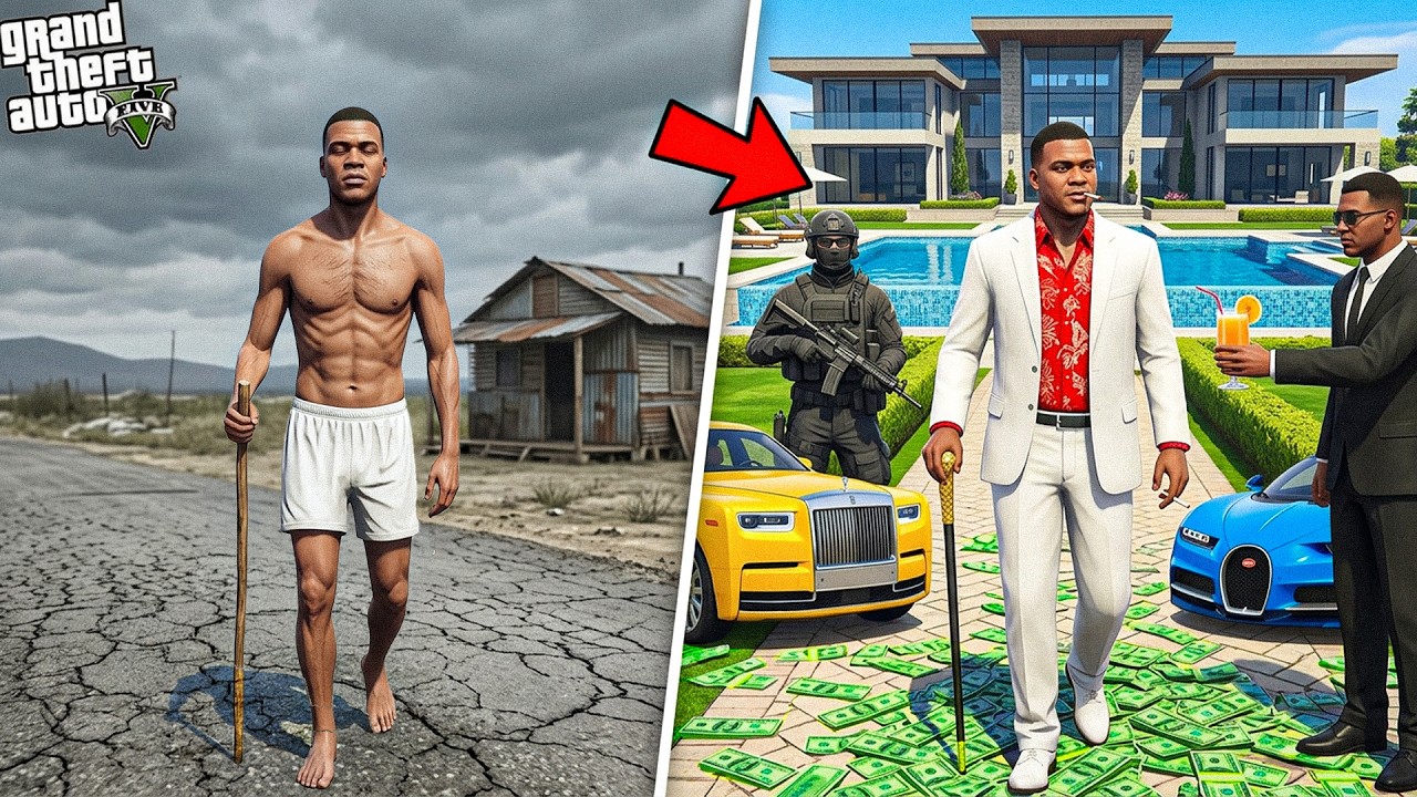 Franklin New Journey From Poor To Rich Life in GTA 5