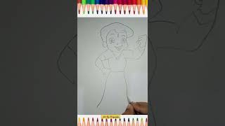 Chota bheem drawing ✨💗 #artandcrafts #artwork#drawing#trendingshorts #chotabheem#chotabheemthehero