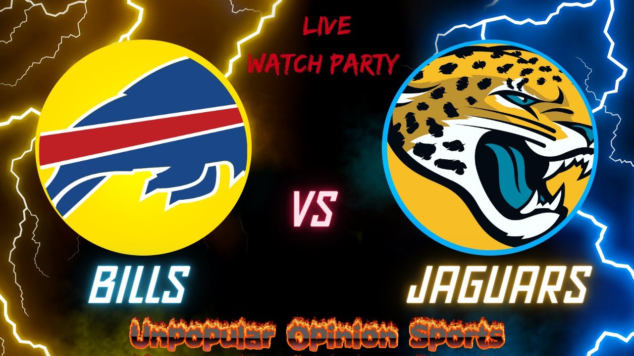 BILLS VS JAGUARS/LONDON GAME Live play by play & reactions! Plus