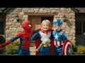 Three Little Heroes and the Big Bad Venom- Three Little Pigs Parody- Spider-man Captain America Thor