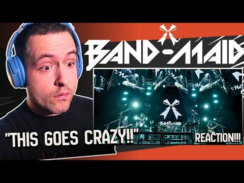 J-rock fan reacts to BAND-MAID / without holding back (Official Live Video)