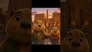 The Nile Leads Capi & Pipo to a Hidden Egyptian Secret! 🏺✨#capybara #ancientegypt #animation #luxor