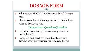 Dosage Form Faqs Everything You Need To Know By Pharmacy Pathshala