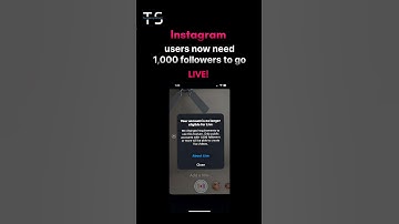 Instagram Live Now Needs 1,000 Followers! #instagram #instagramlive