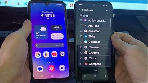 How to hide apps in Samsung F17 | Samsung F17 hide app settings