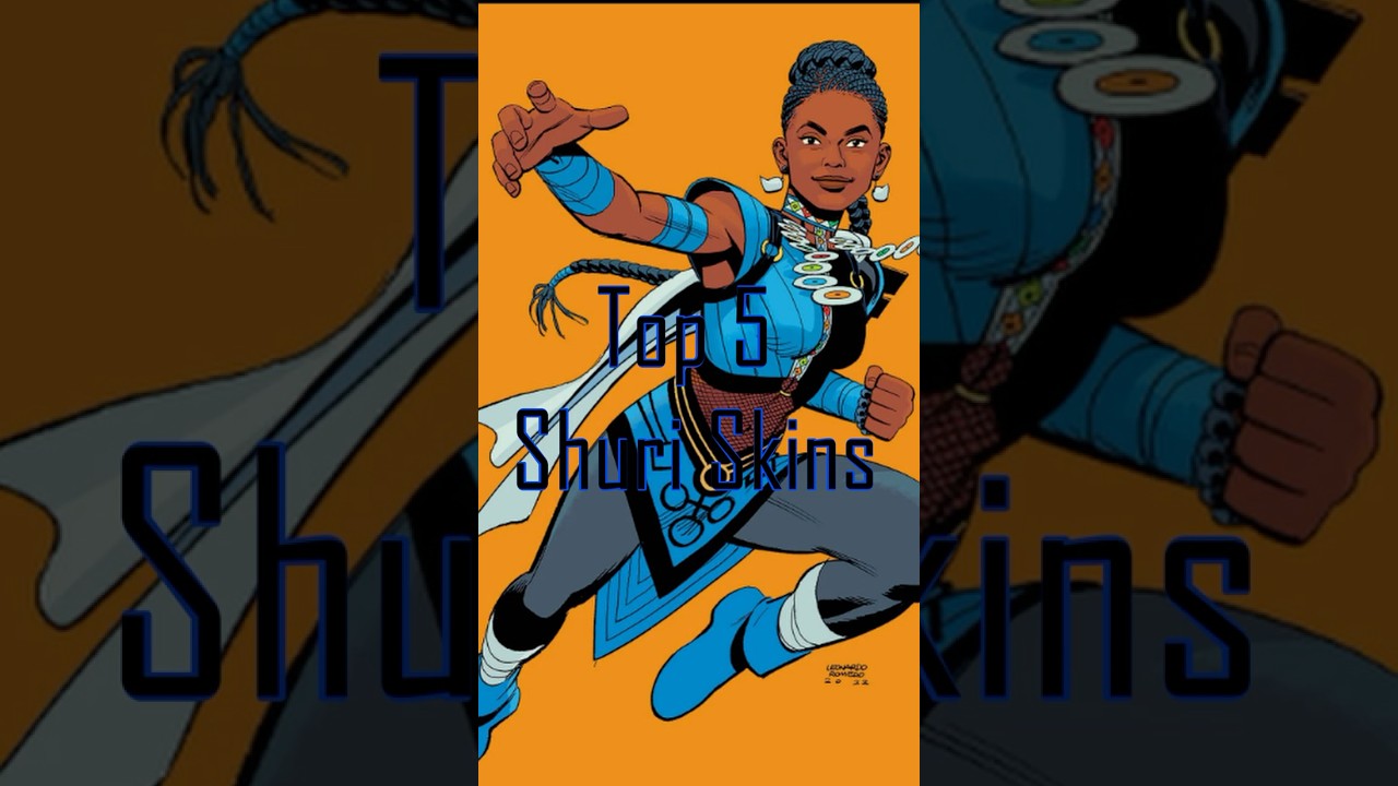 Top 5 Shuri Skins #gaming  #marvel  #blackpanther #marvelrivals #marvelcomics