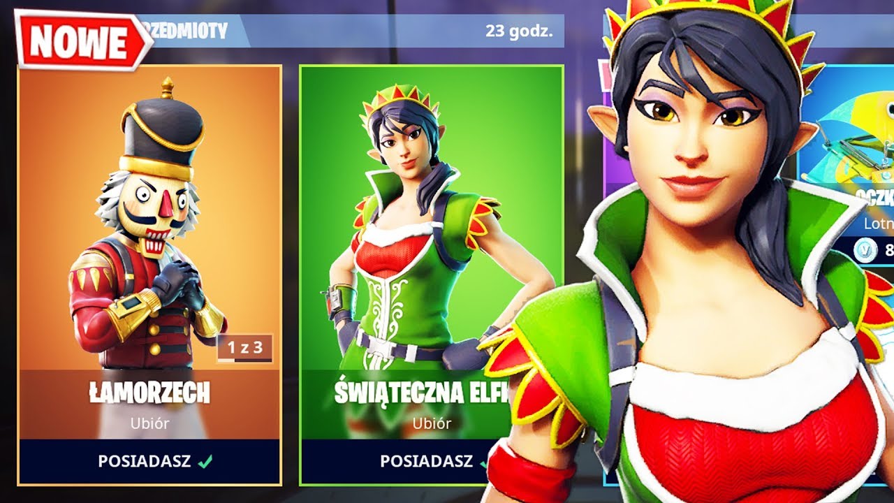 Nowy świąteczny Skin Fortntie Sklep - 