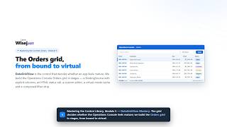 Mastering the Control Library - Module 5: The Orders grid, from bound to virtual Guide