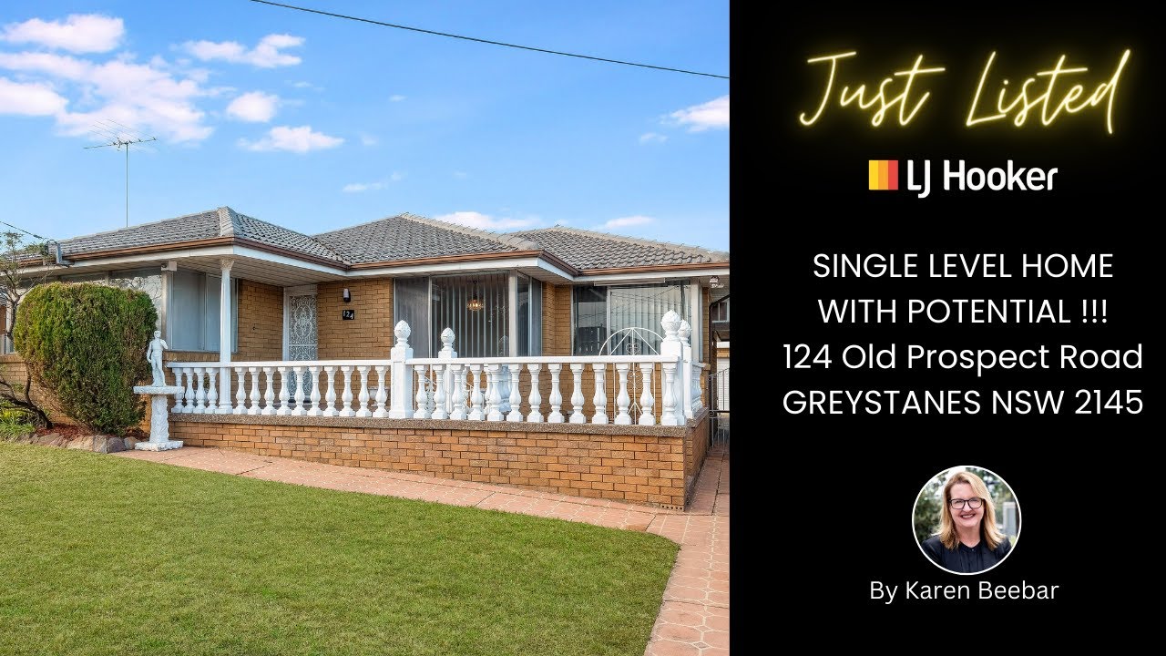 JUST LISTED - 124 Old Prospect Road Greystanes