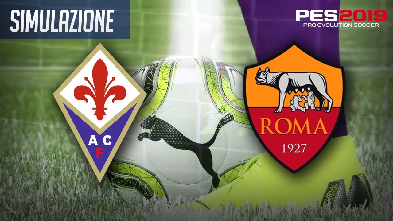 PES 2019, Fiorentina - Roma: il pronostico su PS4 - YouTube