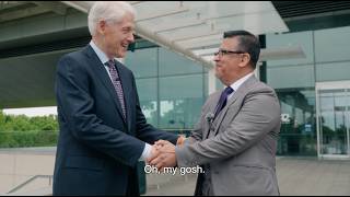 ‘Our Diversity Is Our Strength’: The Surprise Moment That Moved President Clinton and a New Citizen