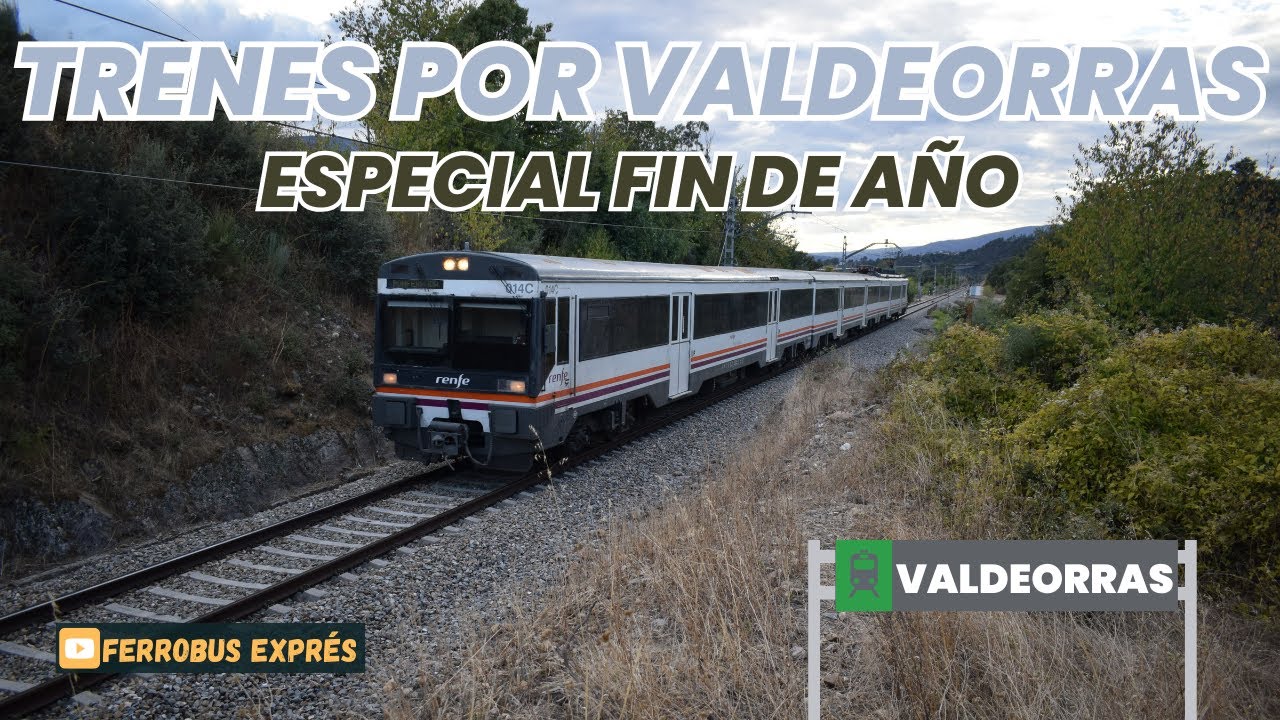 TRENES POR VALDEORRAS #2 (ESPECIAL FIN DE AÑO 2025)  | Renfe, Alsa, Medway, LCR, CM Y CT