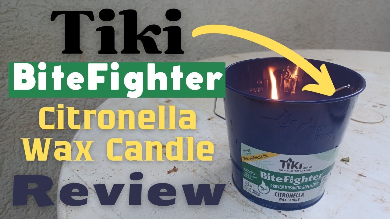 Is TIKI BiteFighter The Best Citronella Candles For Mosquitoes ? YouTube