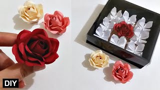 Como fazer Rosa de Papel para decorar Presentes e Caixas de Doces -  Flor de Papel DIY