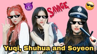 (G)I-DLE Savage Line Moments