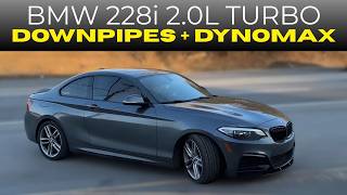 2014 BMW 228i 2.0L Turbo w/ Downpipes &amp; Dynomax Race Bullets!