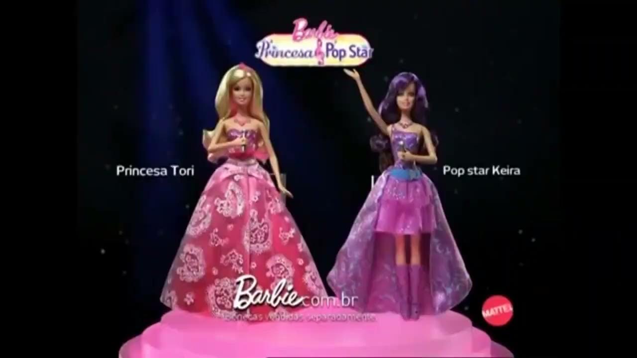 Página da Barbie: Barbie a Princesa e a Popstar: Site Americano+Vídeos