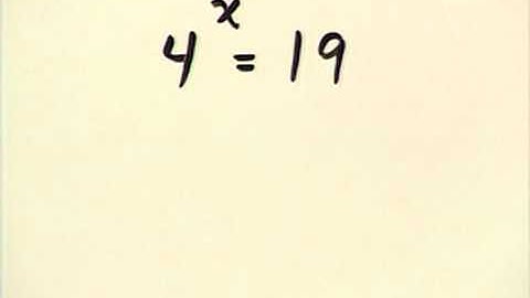 Sullivan Intermediate Algebra Ch 8 Video 4