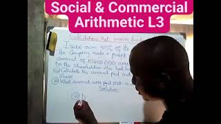 Social & Commercial Arithmetic L3