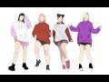 Naruto girl Dance Animation Tiktok