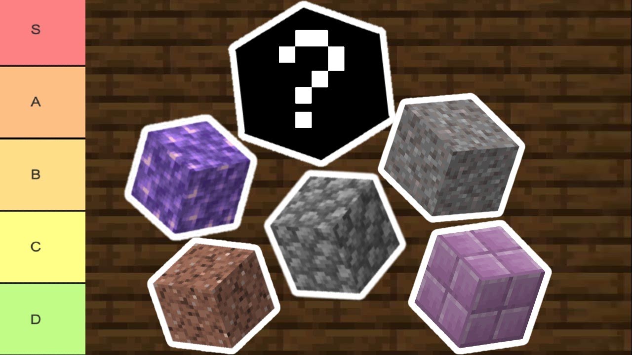 Ranking Every Stone in Minecraft - YouTube