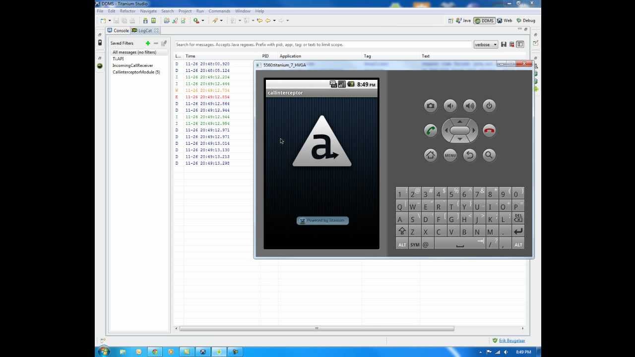 Call Interceptor Module for Appcelerator Titanium