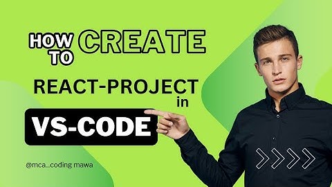 Fasted Way To Create A React-Project IN VS-CODE #coding STEP BY STEP