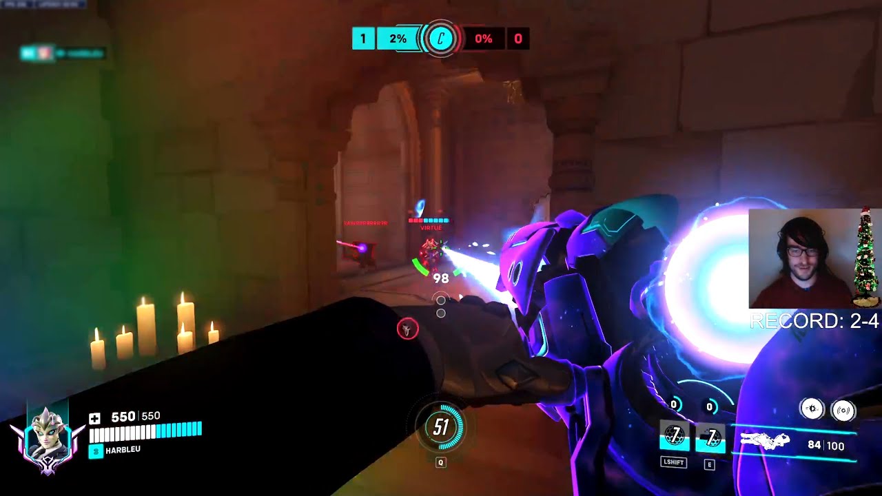 Harbleu демонстрирует потенциал Зари как керри! [Топ-500 20-го сезона Overwatch 2]